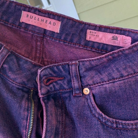 BullHead Mom Shorts Pink Dyed - Picture 13 of 13